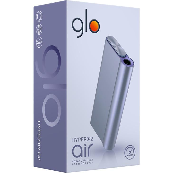 Система нагрівання тютюну Glo HYPER X2 AIR Лілові хмари (5G6010) - фото 2