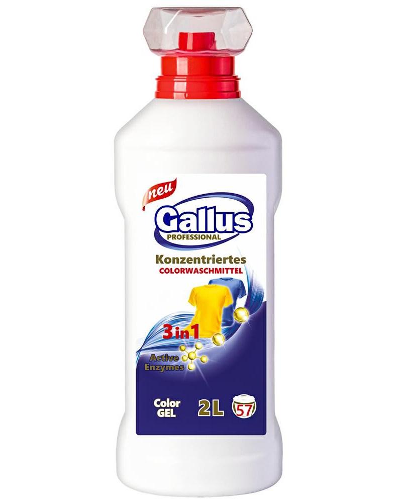 Гель для прання Gallus 3в1 Color 2 л (518)