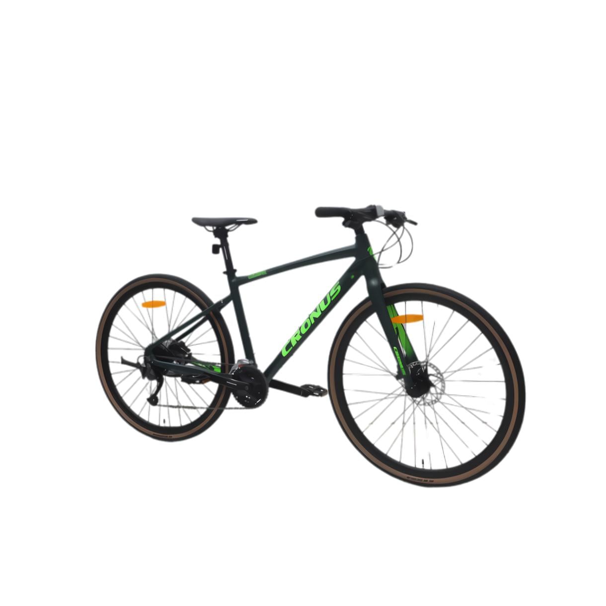 Велосипед Cronus Gravel 28" 17,5" Чорно-зелений (82)