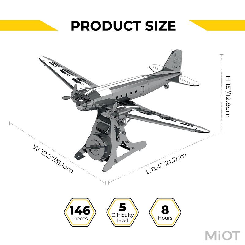 Конструктор METAL-TIME Remarkable Douglas MT057 колекційна модель (3031489) - фото 7