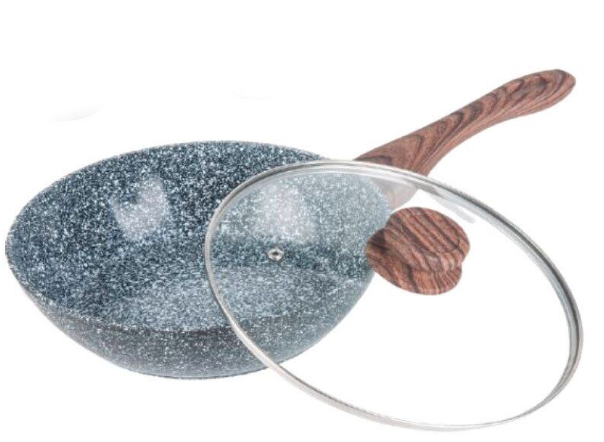 Сковорода-вок з кришкою Edenberg EB-5662 24 см 2,1 л (9-12-EB-5662)