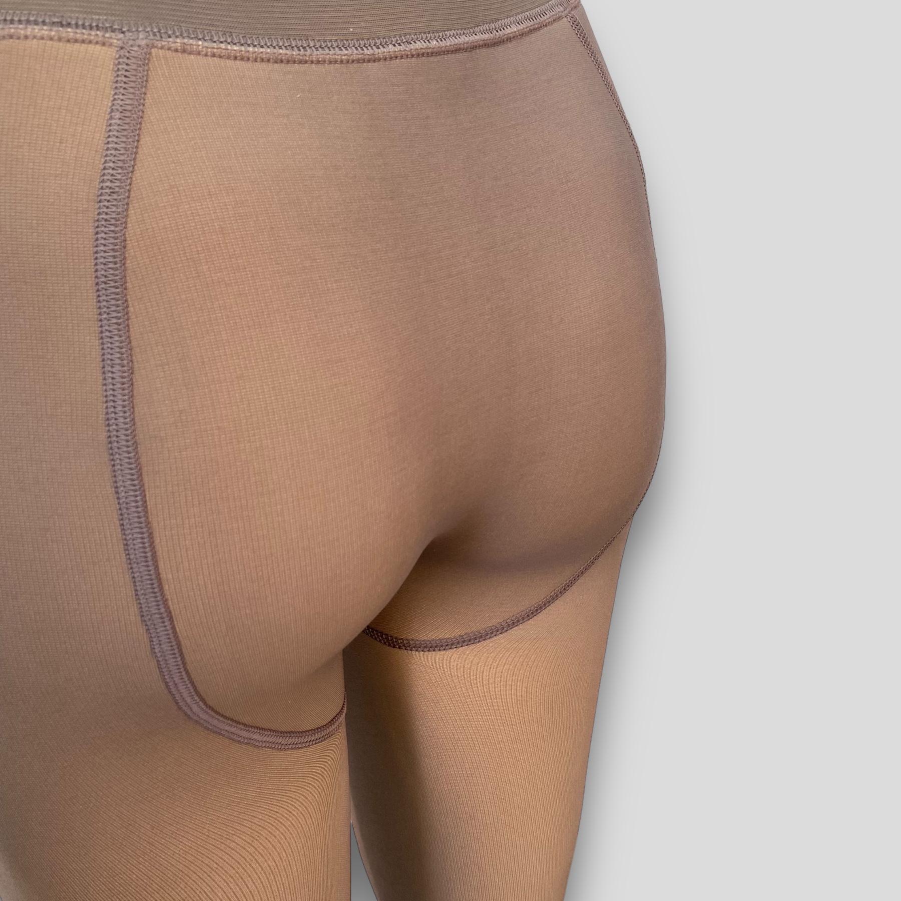 Лосины женские ШУГУАН с эффектом капрона 4XL Бежевый (F033) - фото 10
