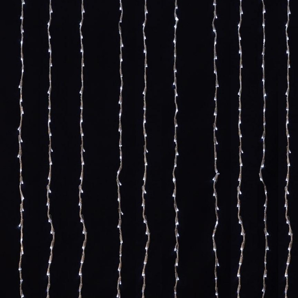 Гирлянда водопад светодиодная 200 LED 2x2 м 8 режимов 220В IP54 Белый - фото 9 Гирлянда водопад светодиодная 200 LED 2x2 м 8 режимов 220В IP54 Белый - фото 9