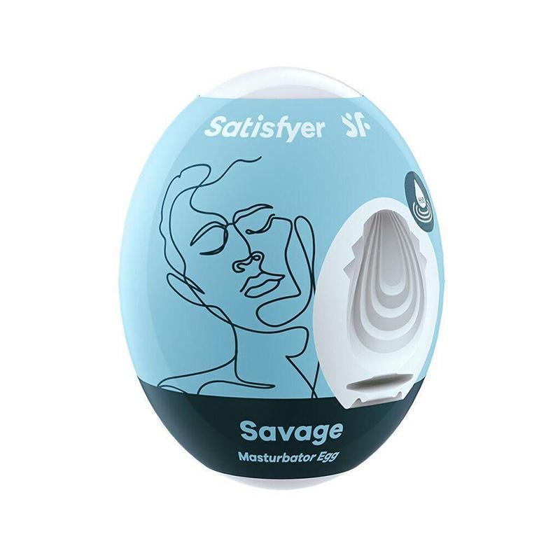 Мастурбатор-мини одноразовый Satisfyer Masturbator Egg Savage (33695)