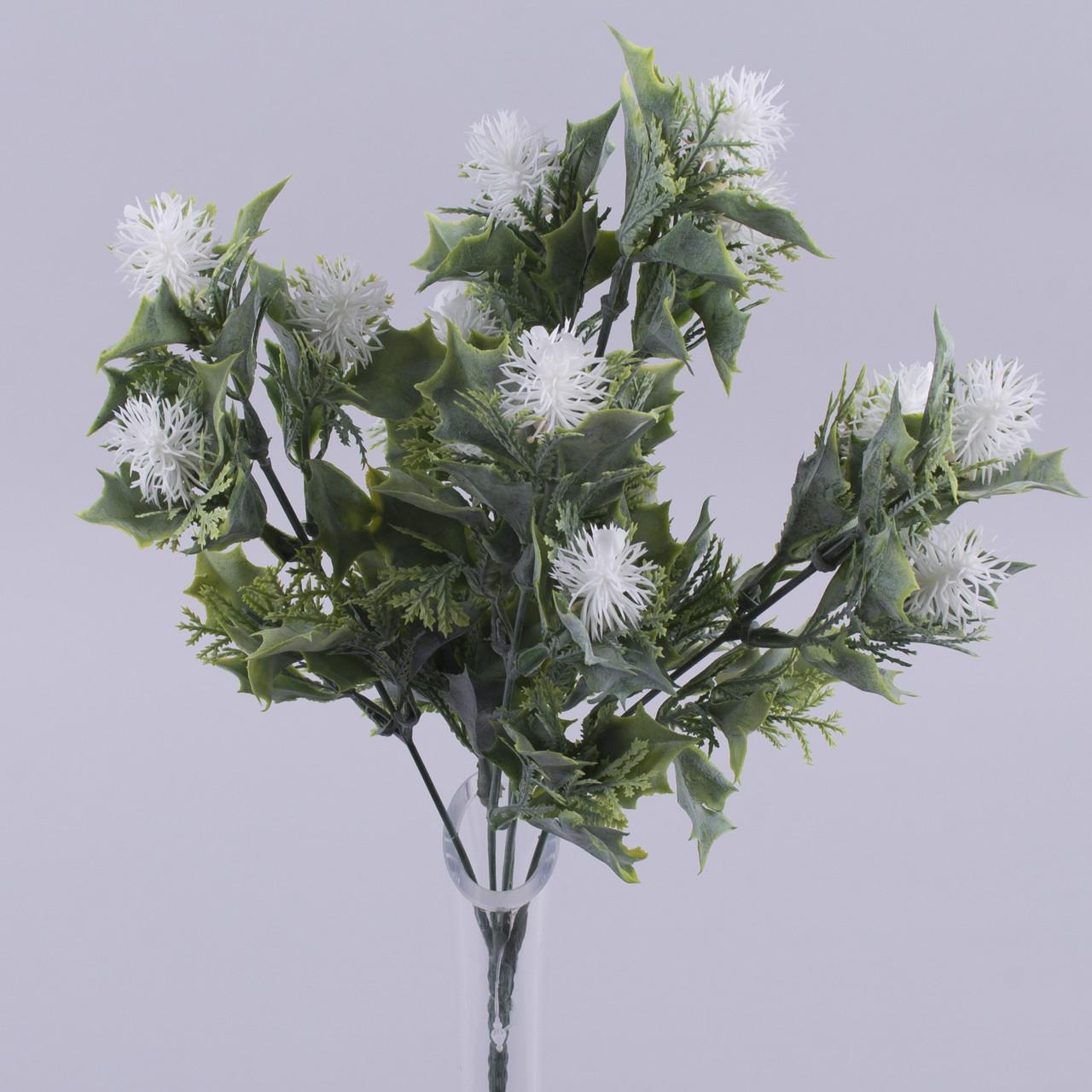 Искусственная трава-букет сорняки Белый (1896)