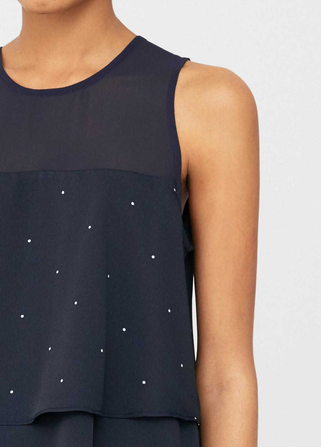 Блузка Mango S Темно-синий (2000000840857)