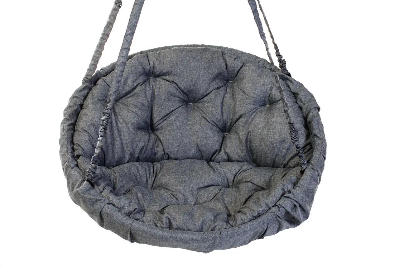 Качеля-гамак садовая Lux до 120 кг Графитовый (27844235) - фото 1 Качеля-гамак садовая Lux до 120 кг Графитовый (27844235) - фото 1