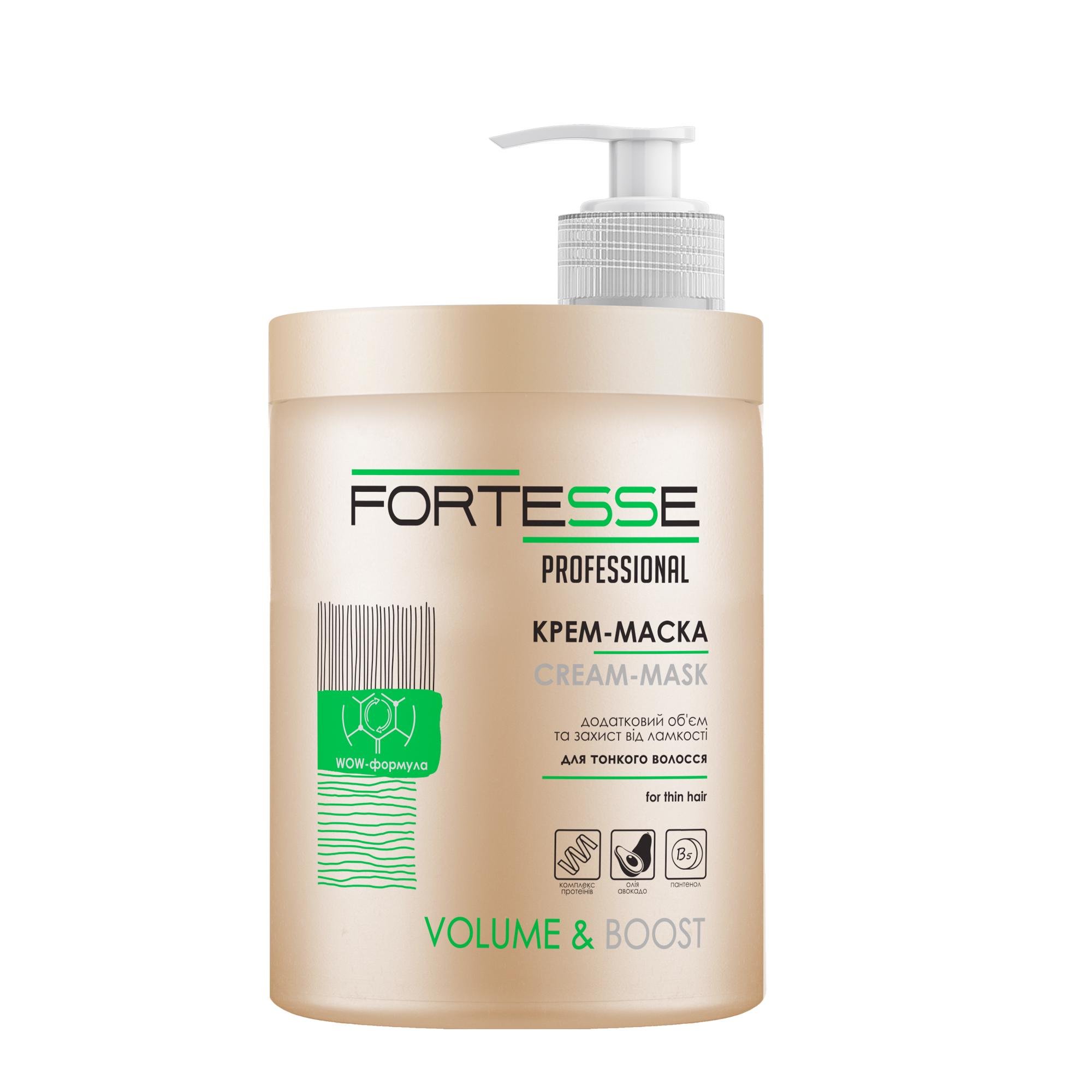 Маска для волос ACME Professional Fortesse VOLUME 1000 мл (092660)