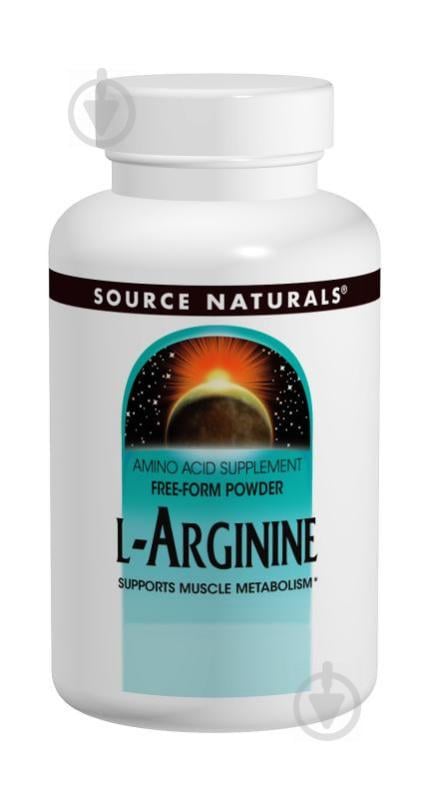 L-Аргинин Source Naturals 500 мг 100 капсул (SN1687)