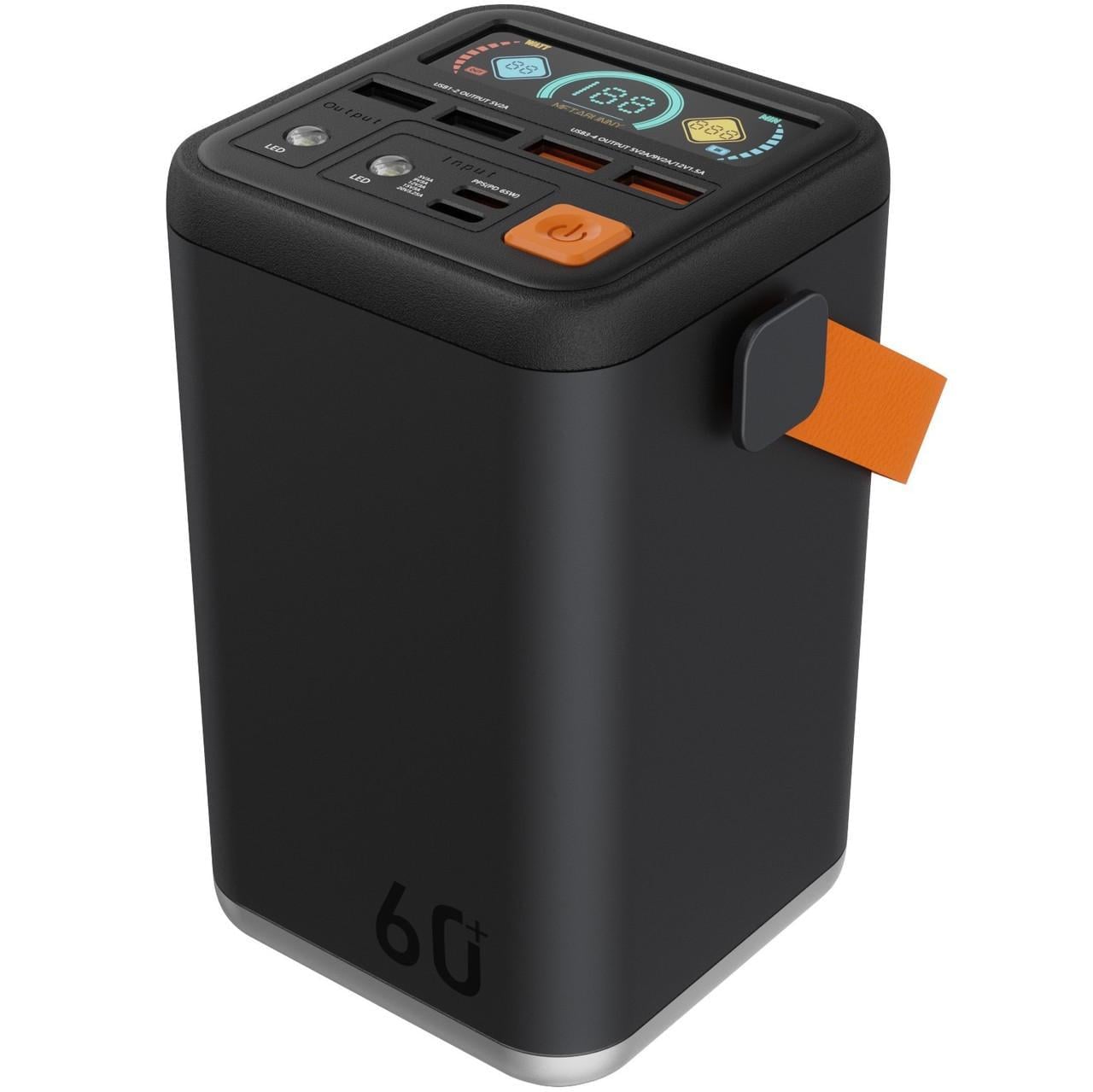 Повербанк O2 Project 100000 mAh PD 100W 2xType-C/4xUSB с быстрой зарядкой/фонарем и дисплеем (32160220)