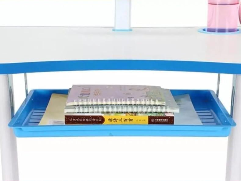 Парта та стілець для дітей з регульованою висотою Блакитний (2104618701) - фото 6