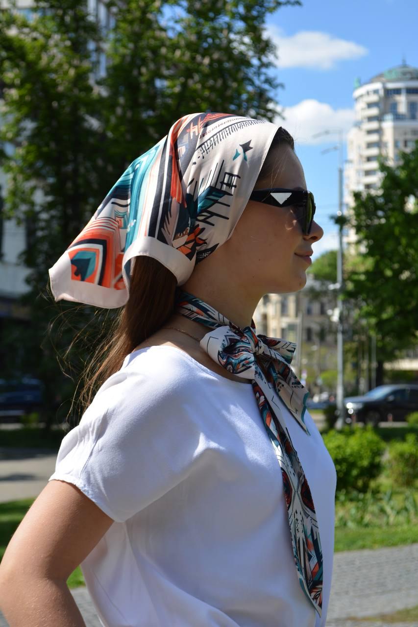 Косинка дизайнерська My Scarf Косівські мотиви 70х70х100 см (36915588) Косинка дизайнерська My Scarf Косівські мотиви 70х70х100 см (36915588)