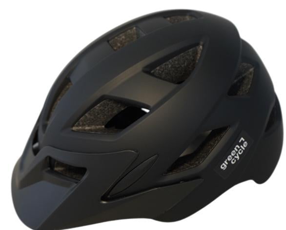 Шлем детский Green Cycle ONYX 52-56 см Черный