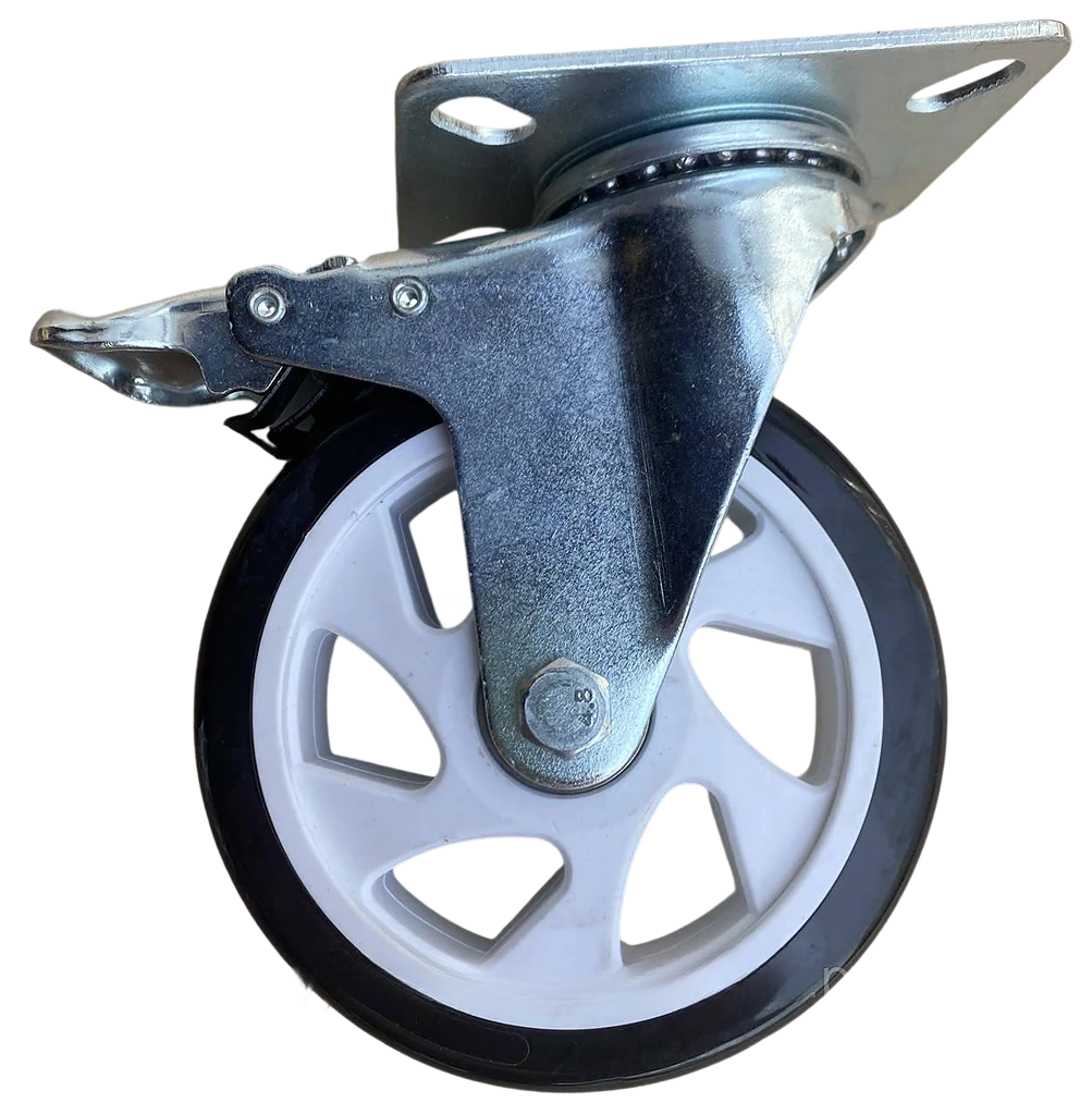 Колеса PVC с тормозом на площадке 125 мм (2333282969) - фото 3