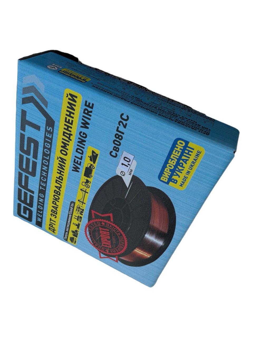 Проволока сварочная обеденная ГЕФЕСТ 1 мм 5,3 кг (23812653)