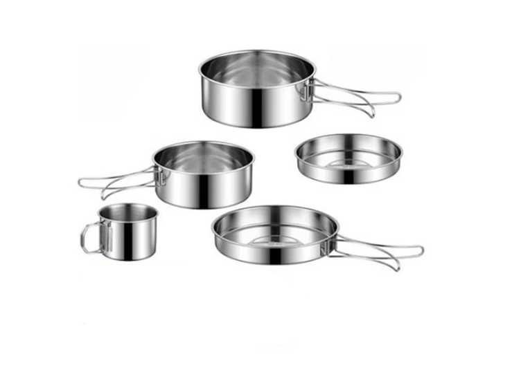 Набор посуды туристический SS 6 250-970 мл (R93602)