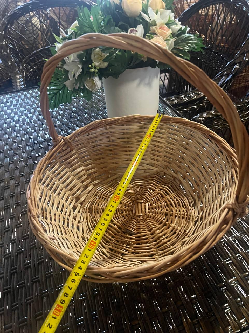 Корзина круглая на корпоративных подарков Сімейний Затишок Коричневый - фото 10 Корзина круглая на корпоративных подарков Сімейний Затишок Коричневый - фото 10