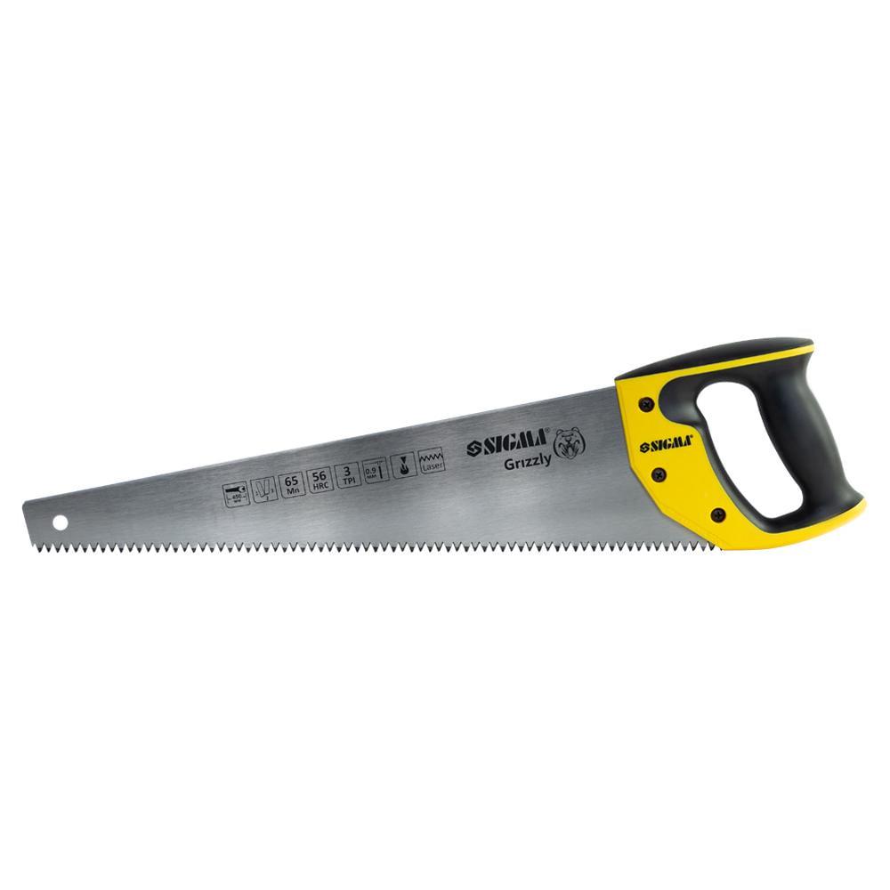 Ножовка по дереву Sigma 4400821 3TPI Grizzly 450 мм (56726)