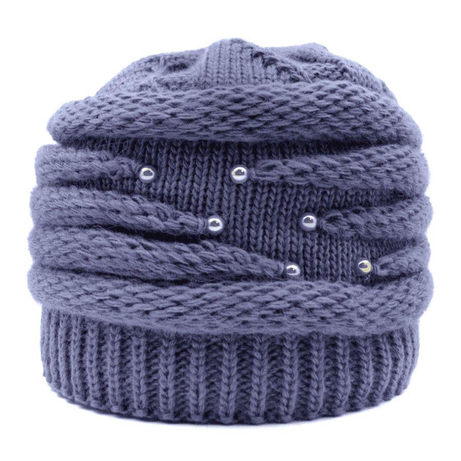 Шапка женская Lirus Анисия One size Джинсовый (40289)