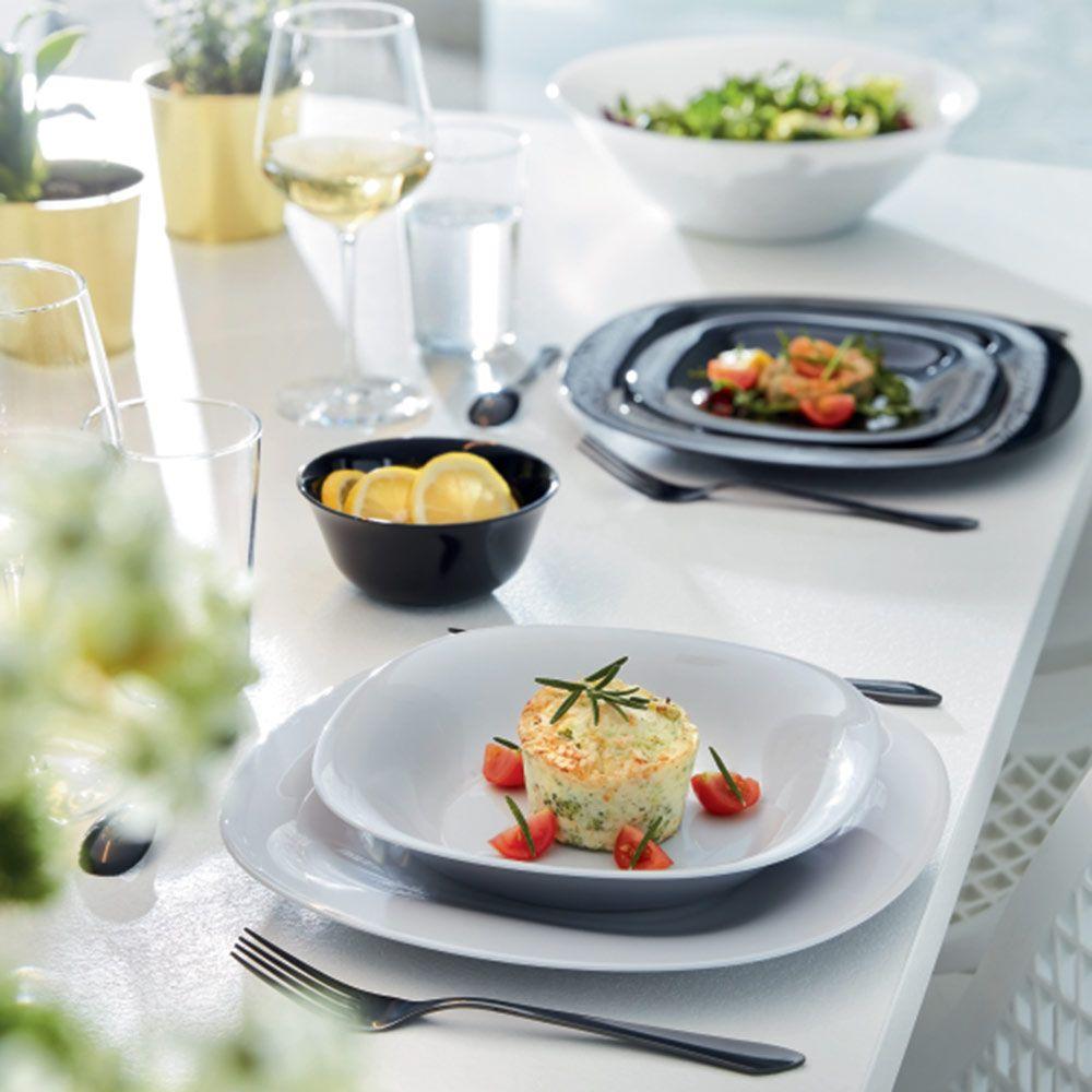 Тарілка обідня Luminarc Carine Granit 27 см Сірий (N6611) - фото 3 Тарілка обідня Luminarc Carine Granit 27 см Сірий (N6611) - фото 3