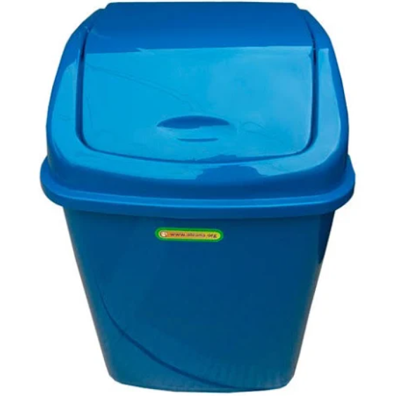 Відро для сміття із кришкою Алеана 50014 18 л Синій (NA004528)