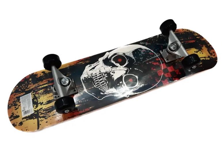 Скейтборд З 32028 Best Board, підшипник АВЕС-9, колеса PU, d=5,5см (6900067320285) Жовтий