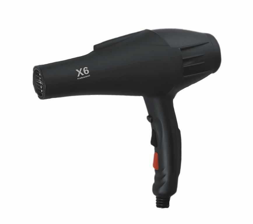 Фен для волос Sokany с двумя концентраторами X6 2200 Вт Черный (16692)