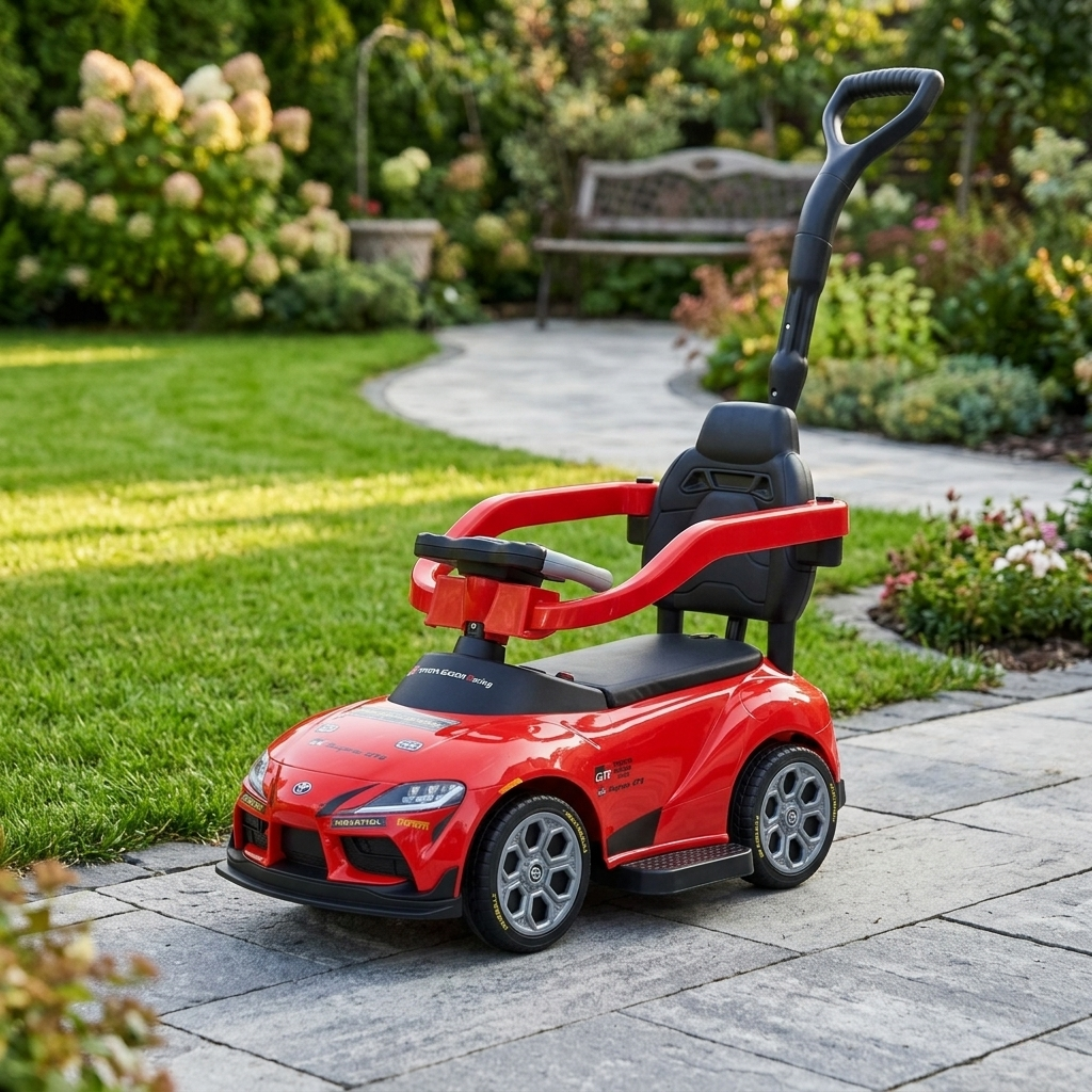 Детская каталка-толокарь с родительской ручкой Bambi M 6129EL-3 TOYOTA 2в1 для детей 1-5 лет до 20 кг Красный (M 6129EL-3) Детская каталка-толокарь с родительской ручкой Bambi M 6129EL-3 TOYOTA 2в1 для детей 1-5 лет до 20 кг Красный (M 6129EL-3)