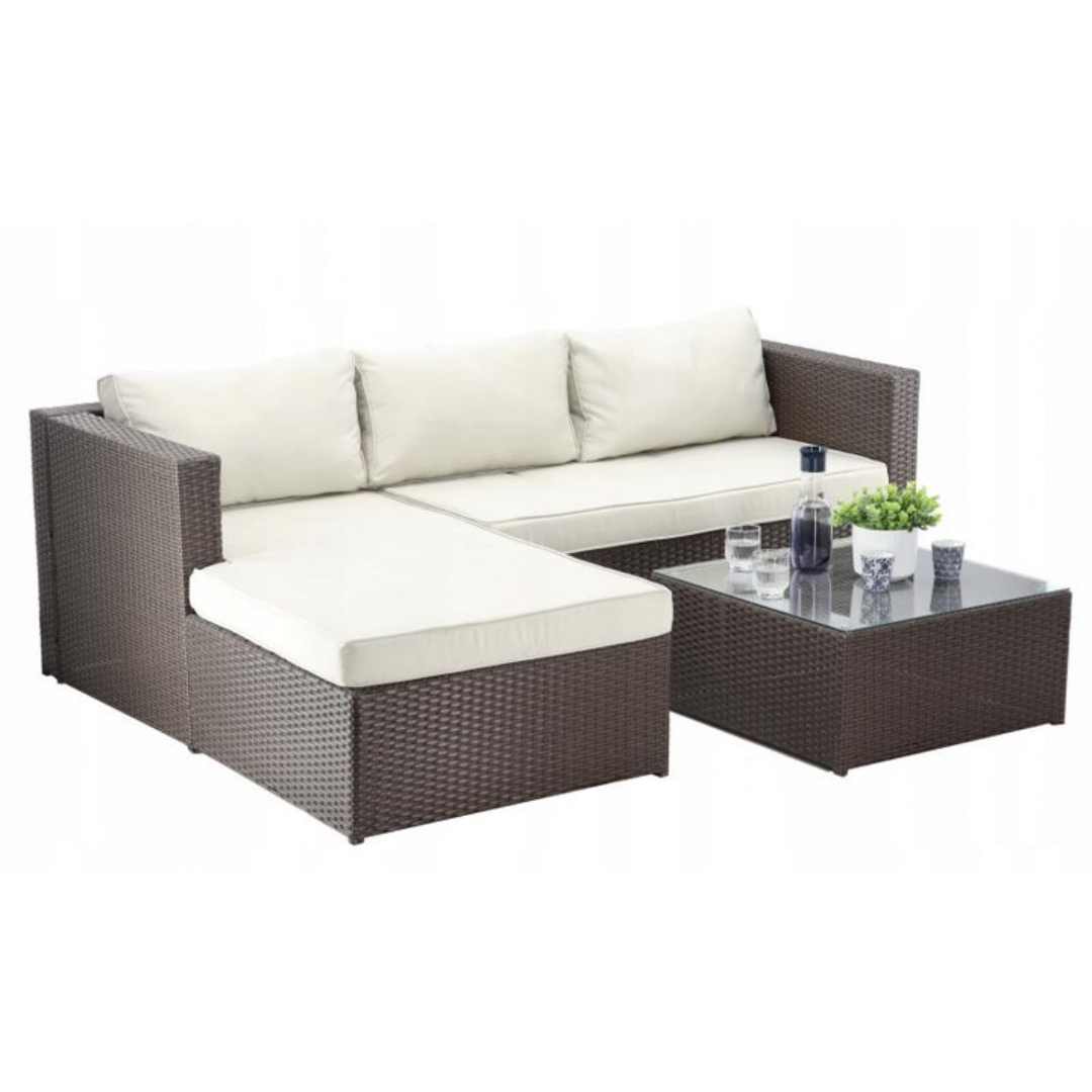 Комплект садовой мебели Chomik GARDEN LINE ATRANI Коричневый/Кремовый (3922)