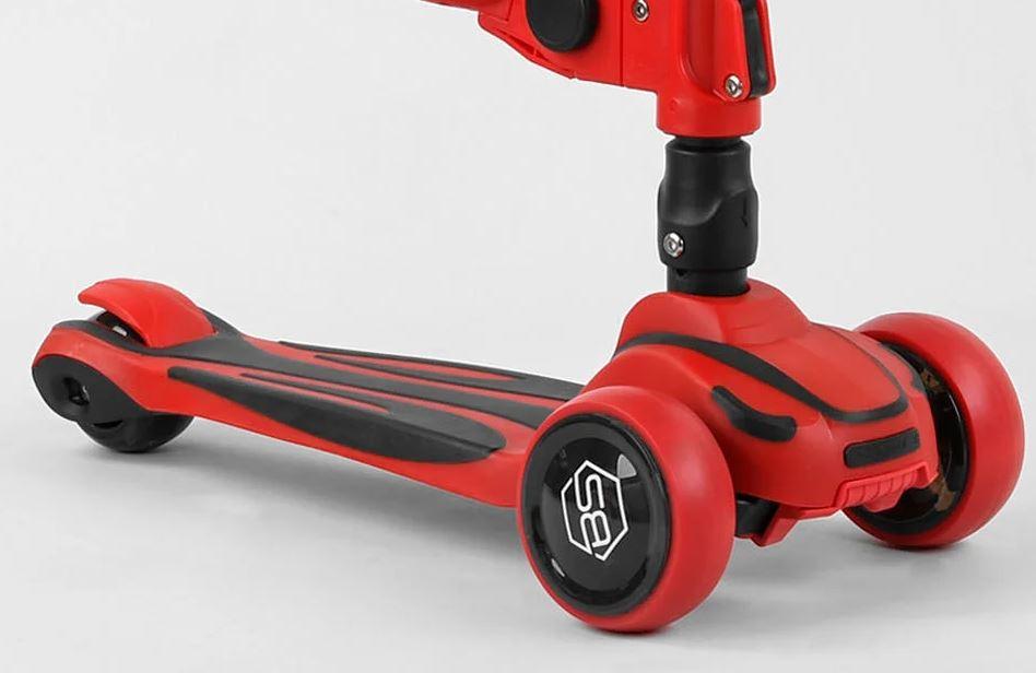 Самокат трехколесный с сидением MAXI Best Scooter ST-18003 Red (ae3f18c2) - фото 3