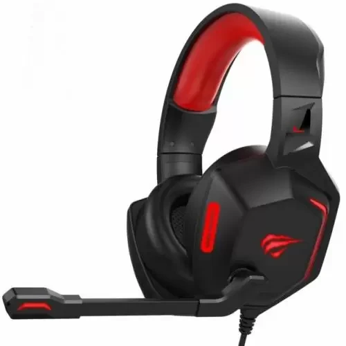 Наушники Havit 3,5мм x2,32 Ом/2,2м Black/Red (HV-H657d)