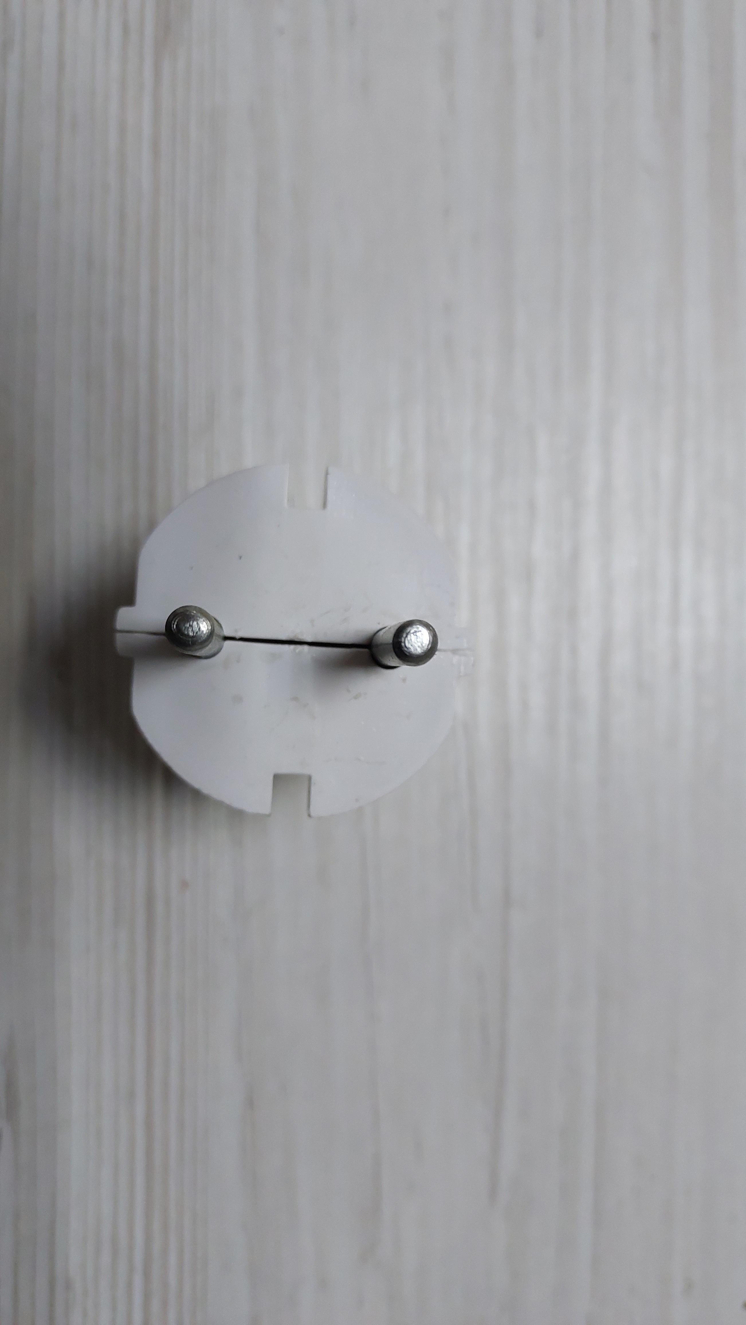 Электровилка штепсельная Колокольчик 10 А Белый (10180529) - фото 2