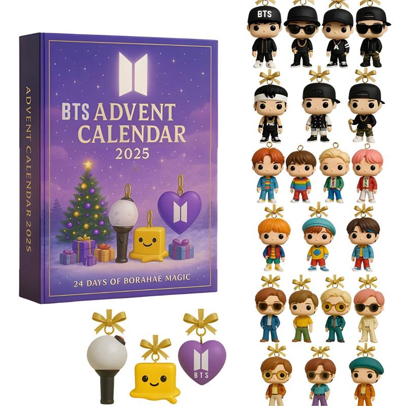 Набор детских игровых фигурок Адвент-календарь BTS TinyTan на 24 дня (арт EPC15189M)