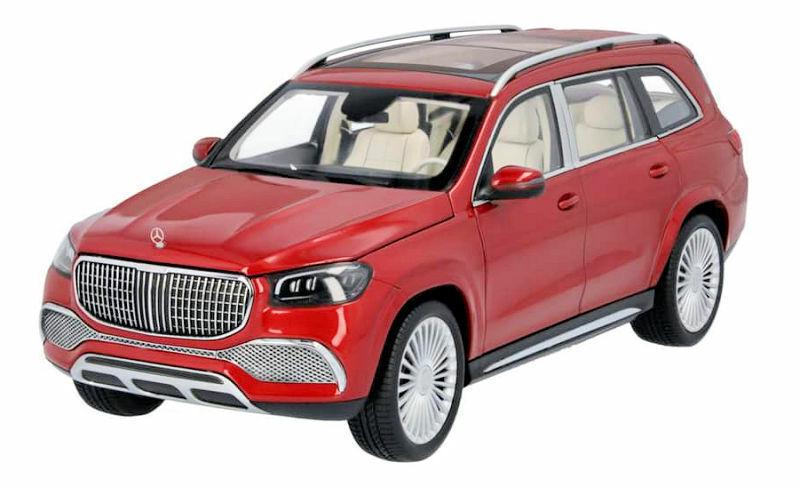 Модель автомобіля 1:18 Mercedes-Benz-Maybach GLS 600 X167 Red Metallic (B66960496)