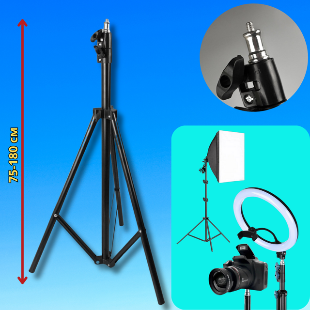 Смарт-штатив для телефона Hoco AI с датчиком движения поворотный на 360° 75-180 см (K26Bas210) - фото 4 Смарт-штатив для телефона Hoco AI с датчиком движения поворотный на 360° 75-180 см (K26Bas210) - фото 4