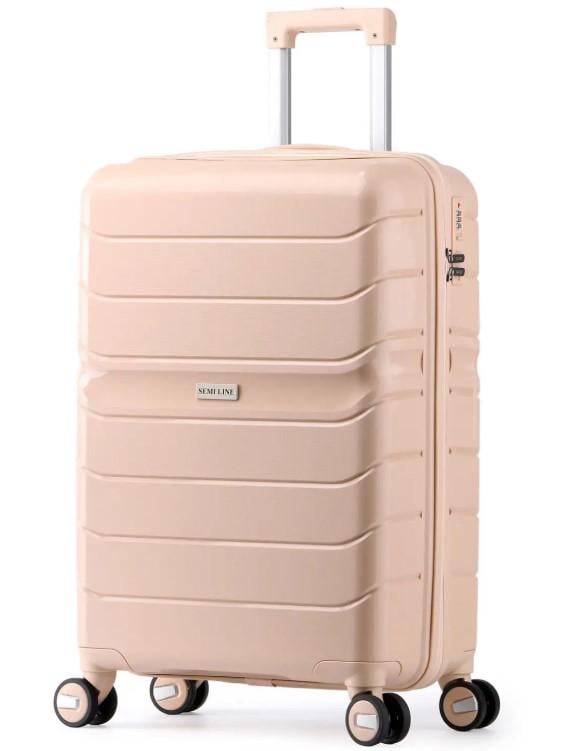Чемодан SEMI LINE T5770-1 20" S Cappuccino (DAS302953)