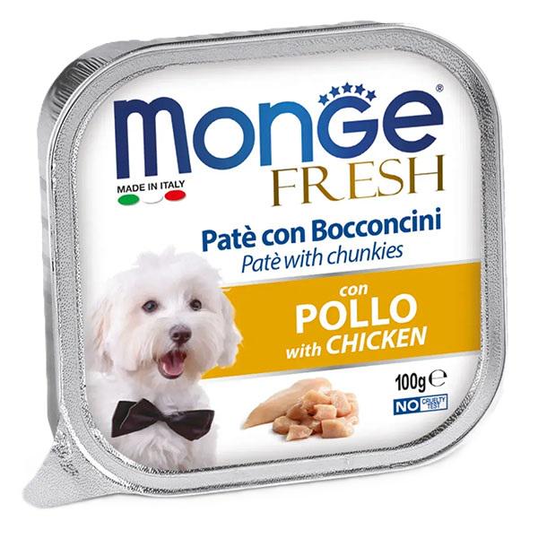 Корм для собак влажный Monge Dog Wet FRESH курица 100 г (000025673)