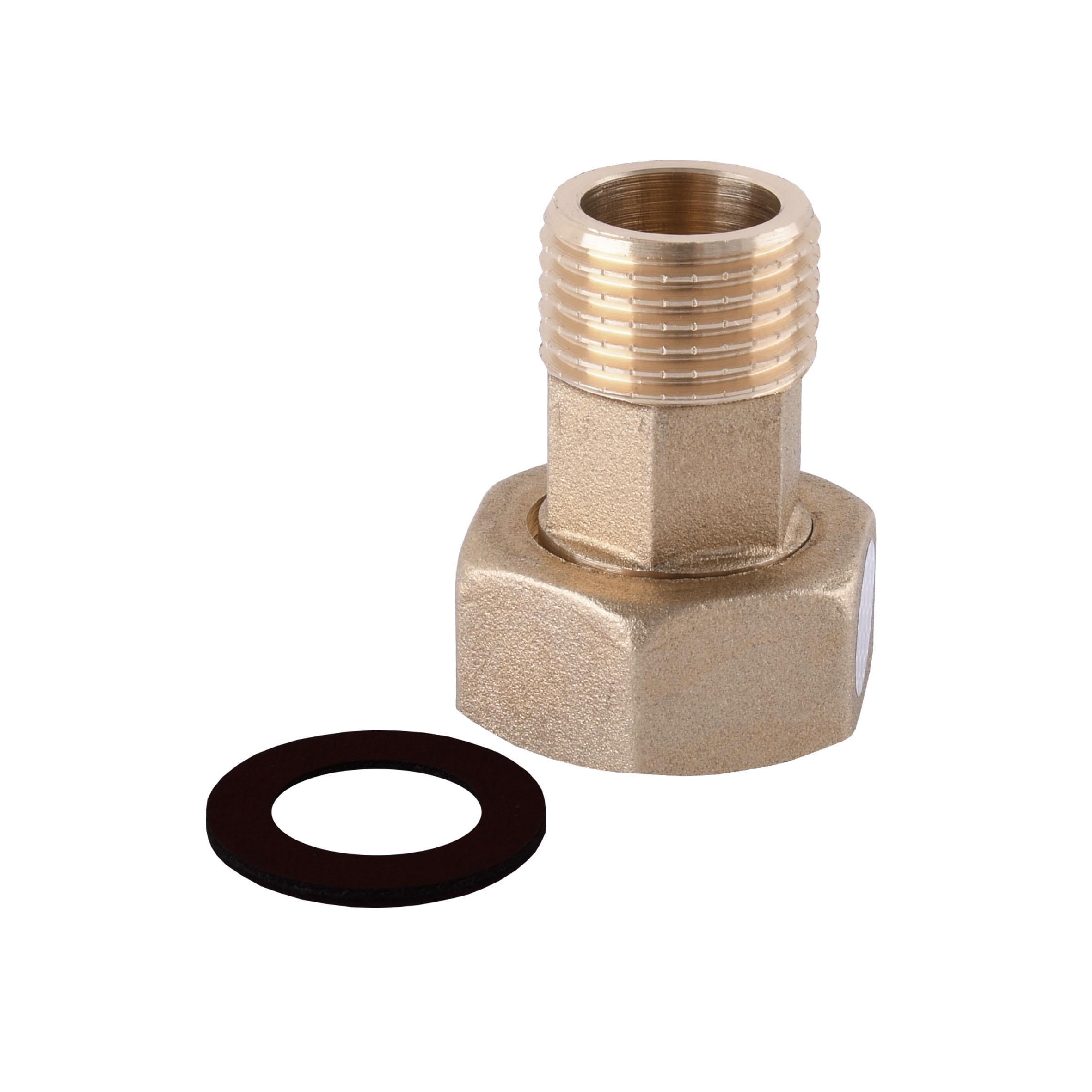 Штуцер Professional NV-QP 1520 с накидной гайкой 1/2” для водомера 1 шт. (000013957) Штуцер Professional NV-QP 1520 с накидной гайкой 1/2” для водомера 1 шт. (000013957)