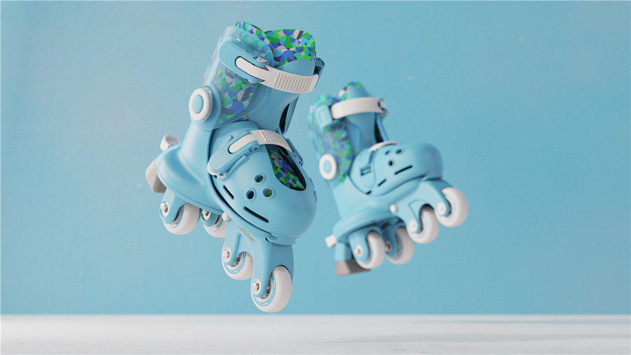 Роликовые коньки детские Yvolution Twista YR25B4 г. 24-28 Голубой (29924888) - фото 4 Роликовые коньки детские Yvolution Twista YR25B4 г. 24-28 Голубой (29924888) - фото 4