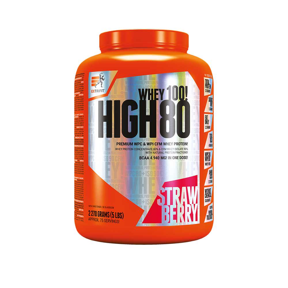 Протеин Extrifit High Whey 80 Strawberry 2270 g