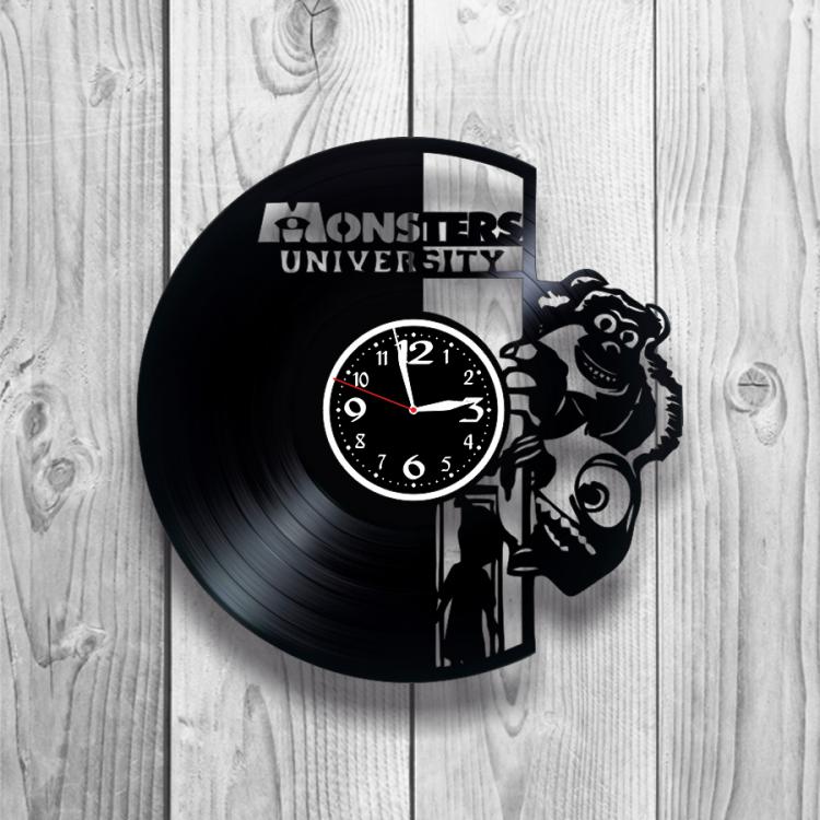 Часы настенные Корпорация монстров 0359 из виниловой пластинки
