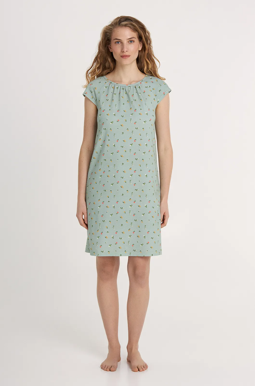 Ночная женская рубашка Ellen 122/11/03 GREEN MEADOW L Зеленый (122/11/03LGreen)