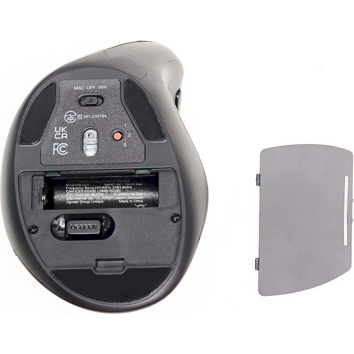 Компьютерная мышка UGREEN MU008 Wireless Black (25444) - фото 3 Компьютерная мышка UGREEN MU008 Wireless Black (25444) - фото 3
