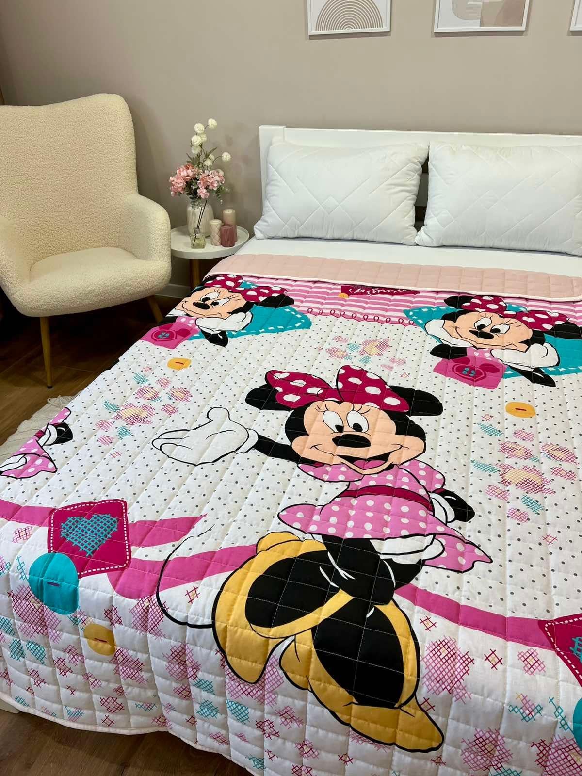 Одеяло-покрывало детское Мики двустороннее из хлопка 150x210 см (26293498) Одеяло-покрывало детское Мики двустороннее из хлопка 150x210 см (26293498)