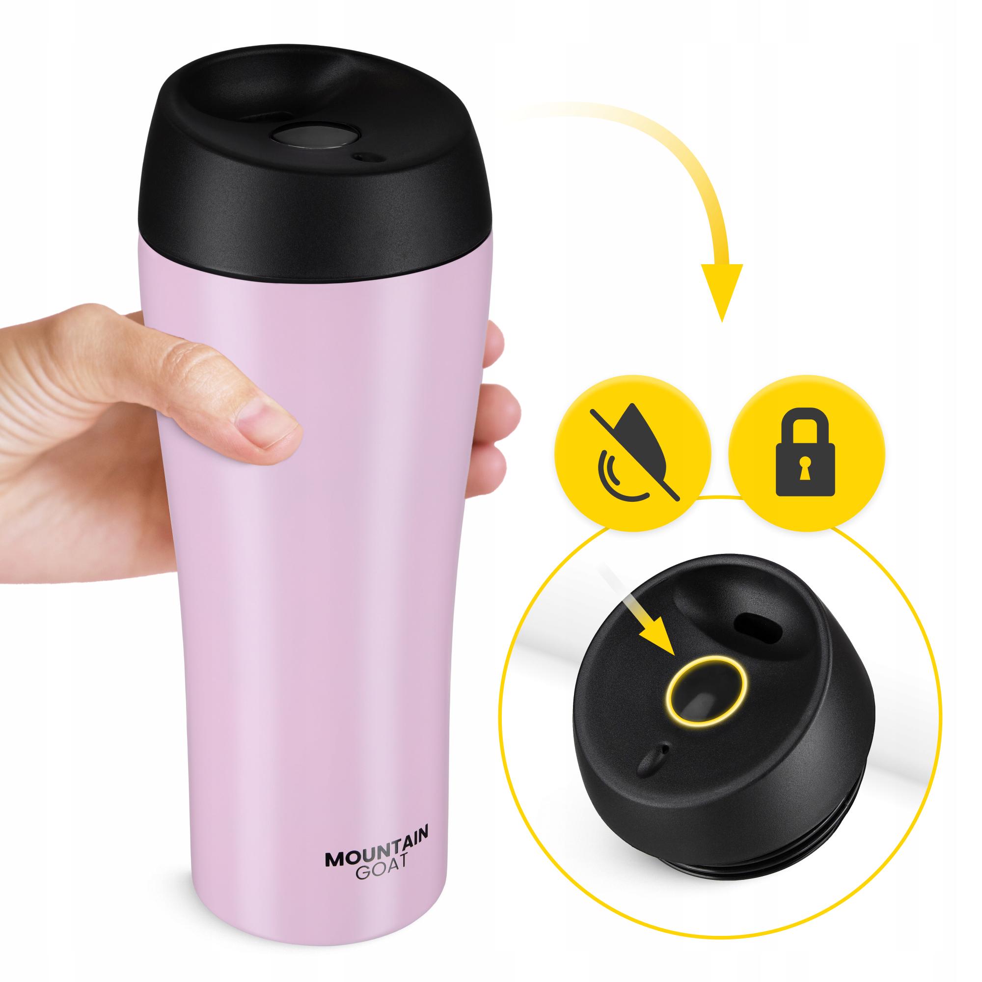 Термокружка Mountain Goat Travel 0,38 л Pink (P-5905973406925) - фото 3