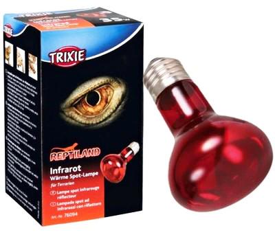 Лампа инфракрасная Trixie Infrared Heat Spot Lamp обогревающая для рептилий 75 Вт