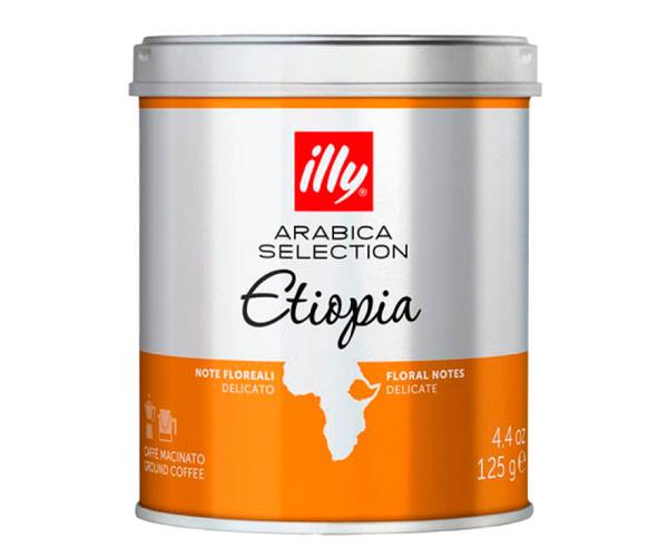 Кава Illy Monoarabica Ефіопія мелена 125 г