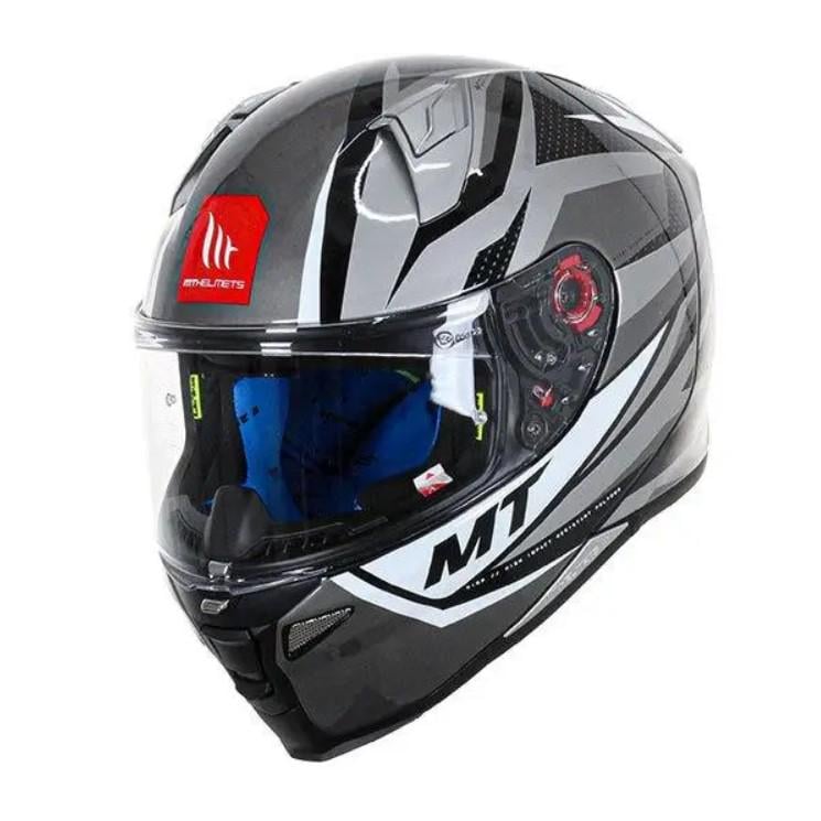 Мотошлем MT HELMETS Revenge 2 Kley B0 XL Gloss White (22645)