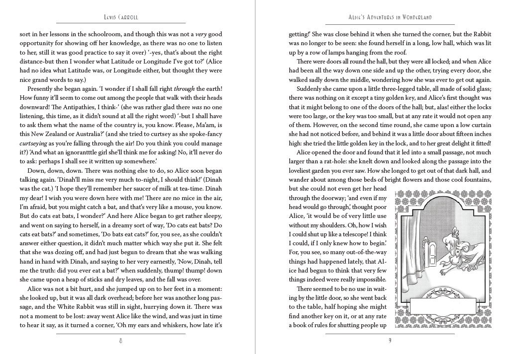 Книга Carroll "Alice’s Adventures in Wonderland & Through The Looking-Glass and what Alice Found There" (9780880009171) - фото 5