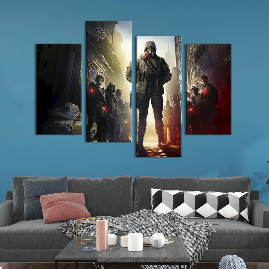 Картина на холсте Компьютерная игра Tom Clancy's The Division 149x106 см (1522-42)